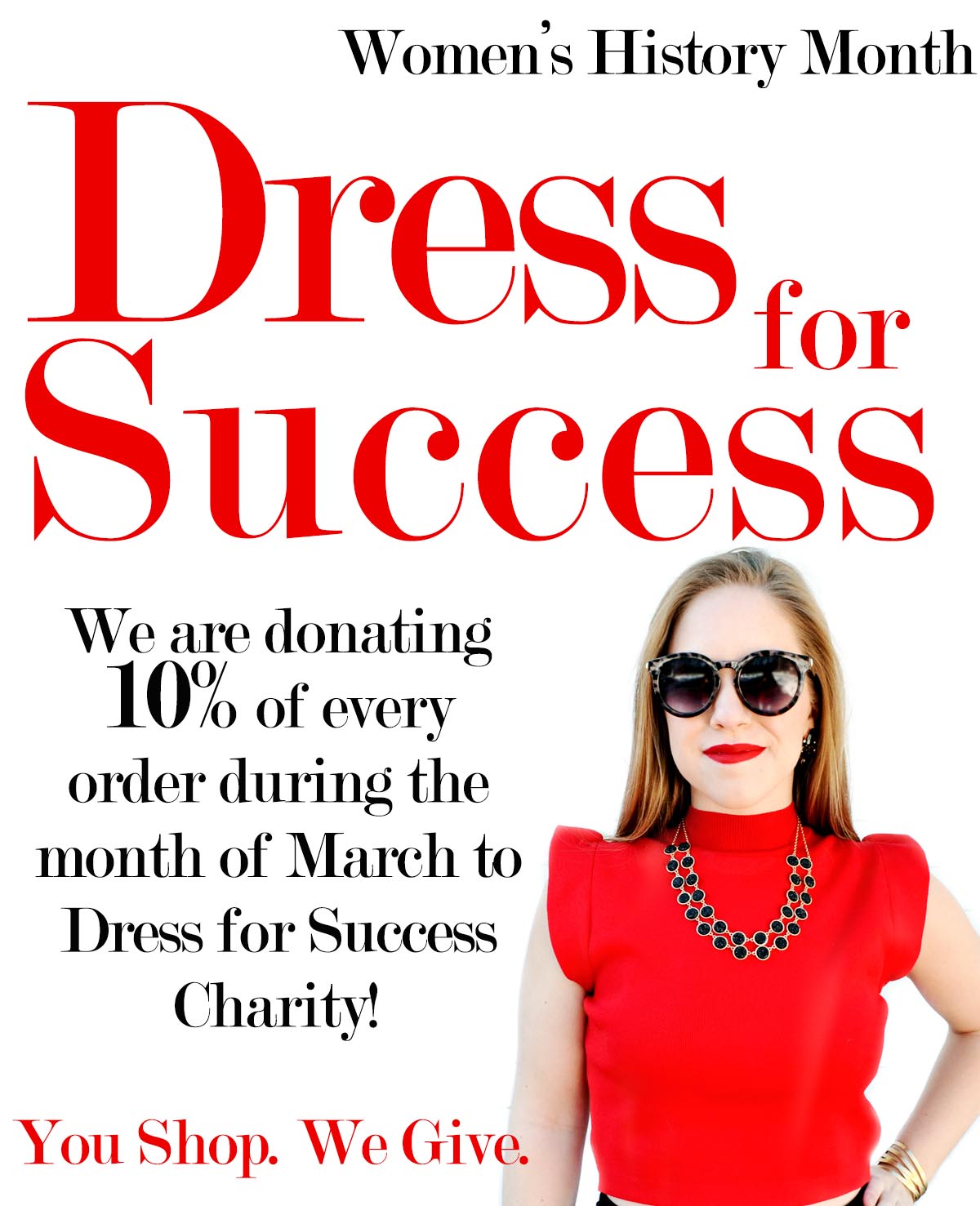 How We Support Dress For Success Charity During Women's History Month