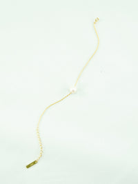 18K Gold Plated Sterling Silver 925 Delicate Chain Freshwater pearl