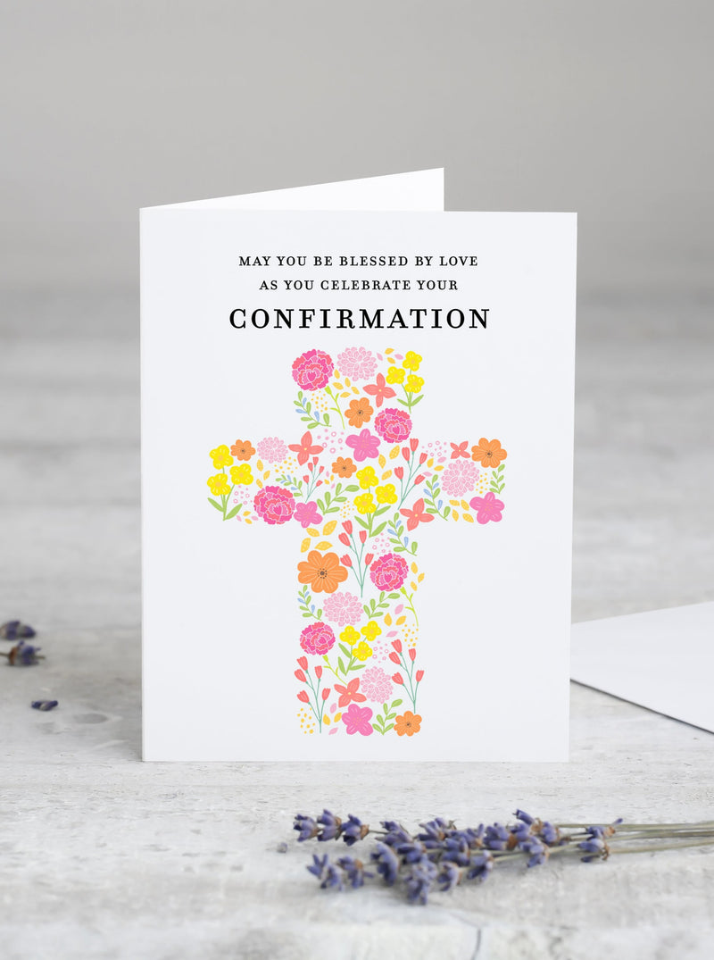 catholic confirmation greeting card
