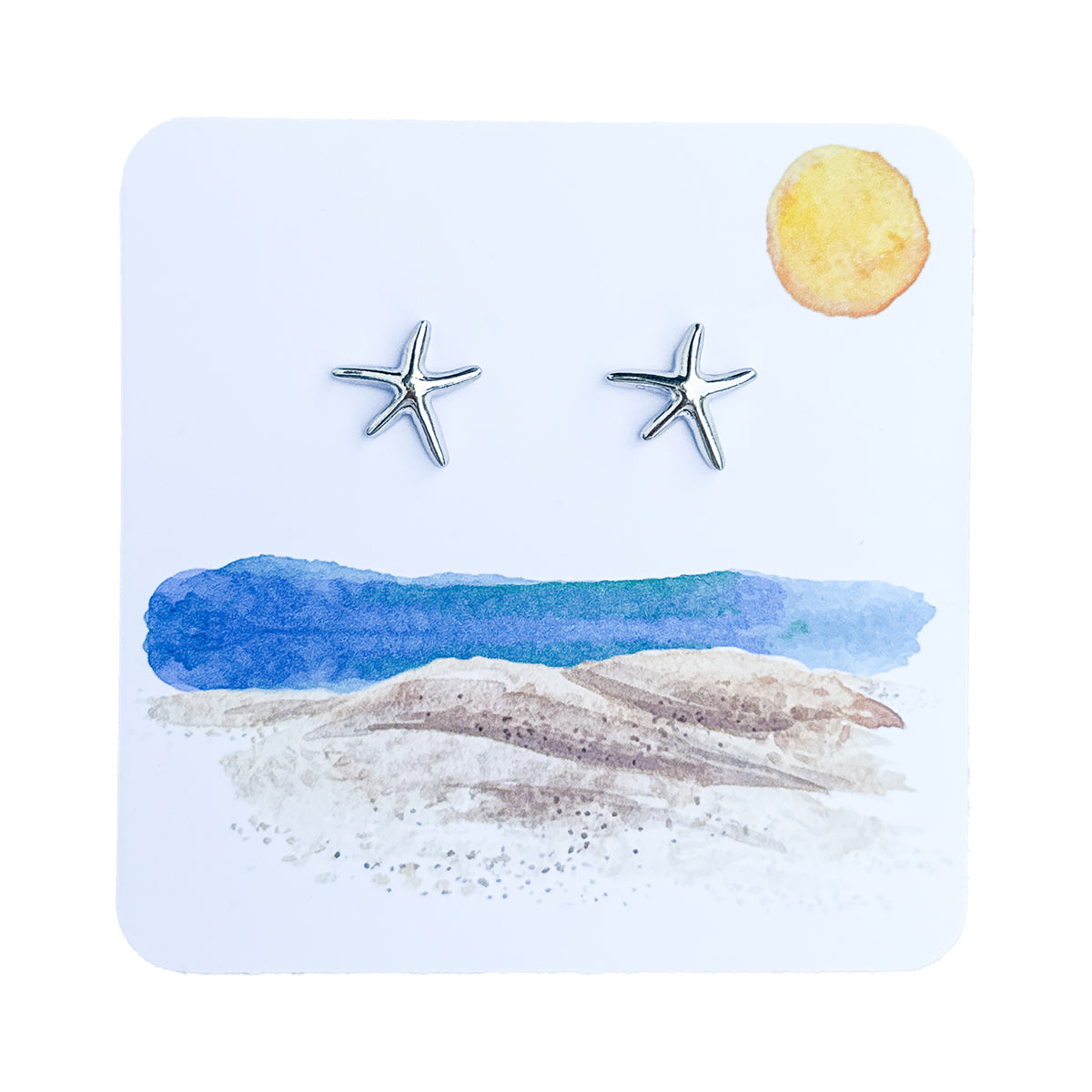 Beach Starfish Stud Earrings