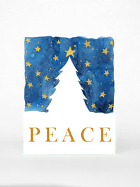 3 Pack Bundle Winter Holiday Card Set,Joy To The World Card,Peace Holiday Card,All is Calm Christmas Card,Christian Holiday Variety Card Set