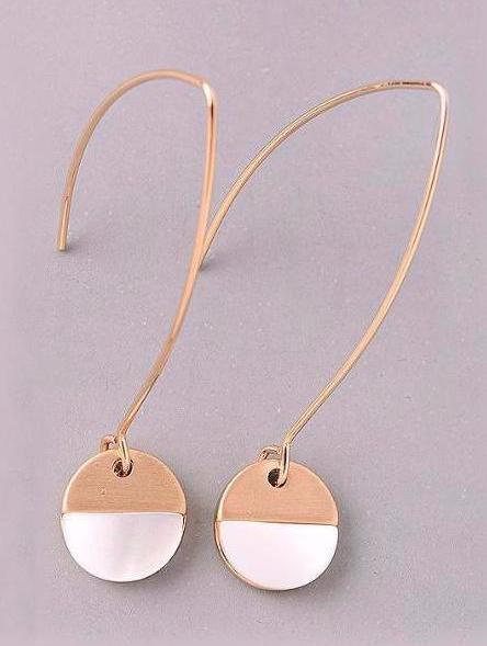 simple pearl drop earrings, Minimalist Earrings, gold dangle earrings