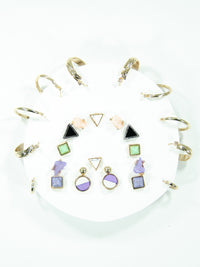 Rainbow Mix + Match Earring Stud Set (13 Pack)