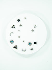 Crescent Mix + Match Stud Earring 8-Pack