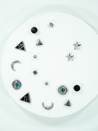 Crescent Mix + Match Stud Earring 8-Pack