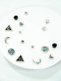 Crescent Mix + Match Stud Earring 8-Pack