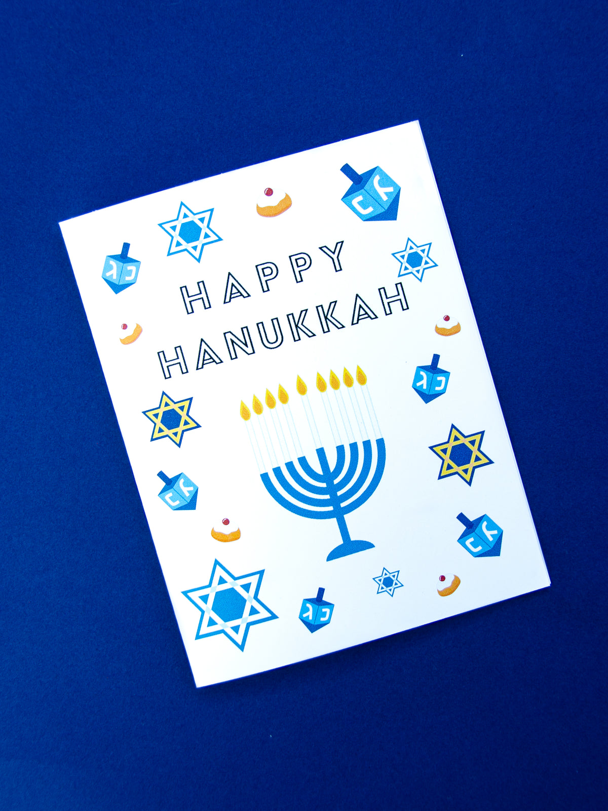 Happy Hanukkah Greeting Card Set,Hanukkah Card Pack,Holiday Greeting Card,Hanukkah Menorah Card, Hanukkah Dreidel Card, Made in USA