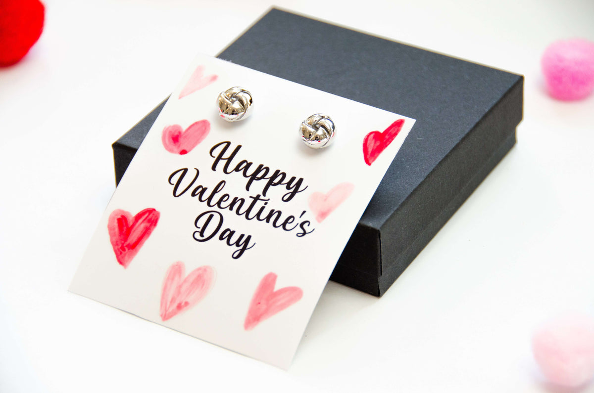 Valentine's Day gifts for women Cute Galentines Day Gift Earring Card