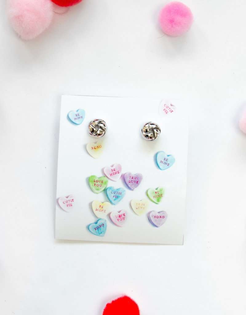 Valentine's Day gifts for women Cute Galentines Day Gift Earring Card