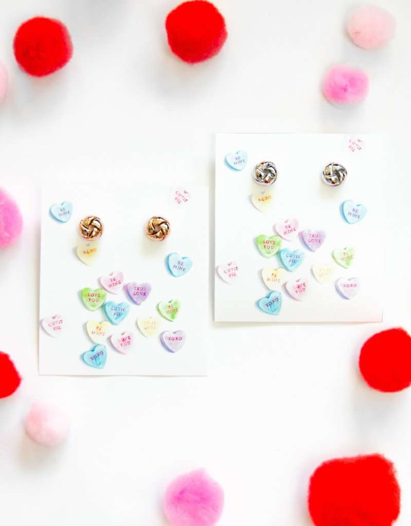 Valentine's Day gifts for women Cute Galentines Day Gift Earring Card