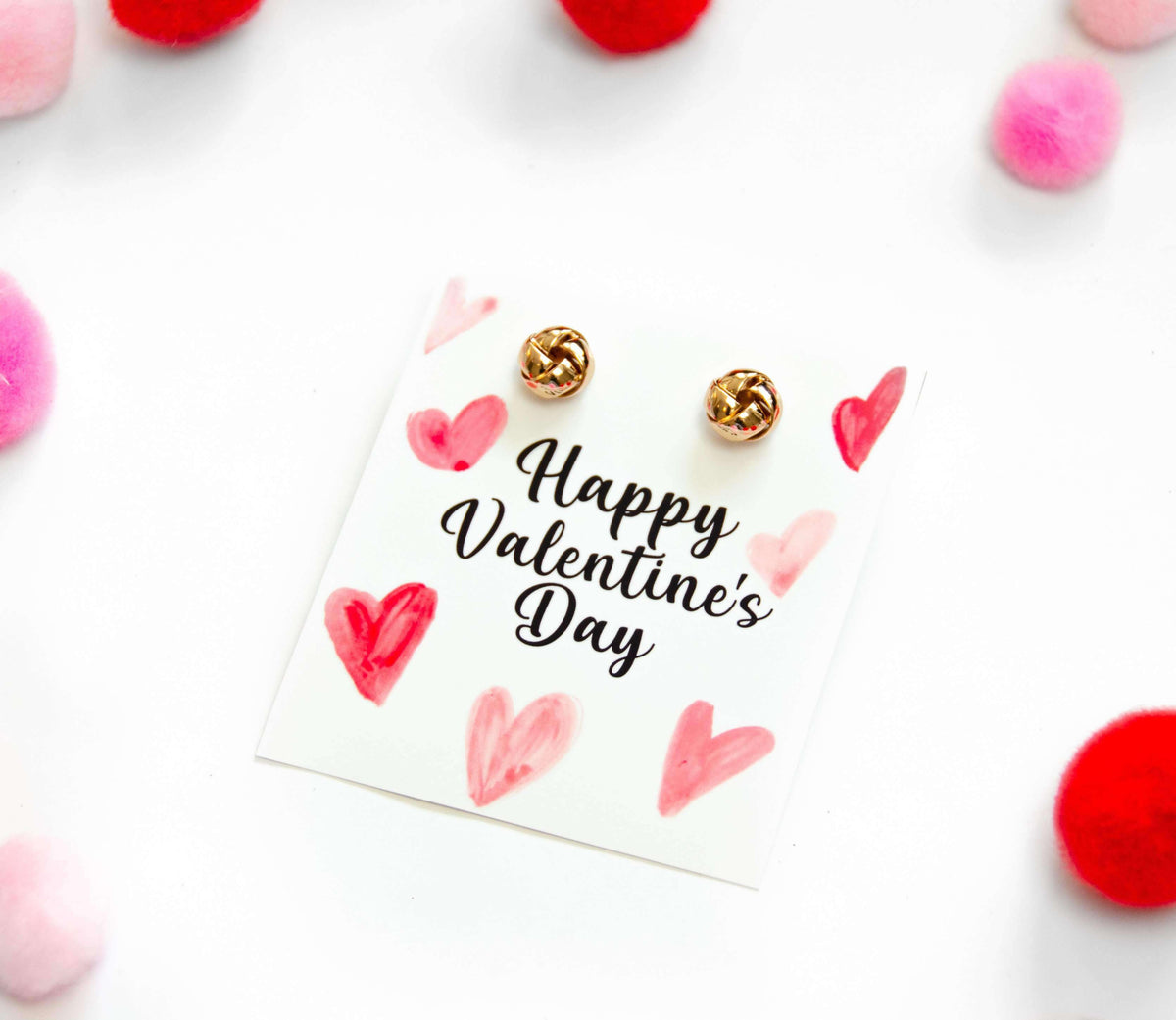 Valentine's Day gifts for women Cute Galentines Day Gift Earring Card