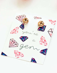 Valentine's Day gifts for women Cute Galentines Day Gift Earring Card