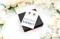 Tie the Knot Earrings Bridesmaid Proposal Gift,Personalized Bridal Party Gift Ideas,Bridesmaid Wedding Jewelry