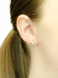 classic cute fun jeweled stud earrings