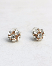 classic cute fun jeweled stud earrings