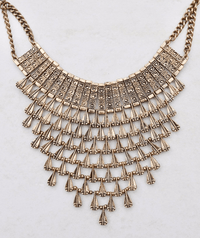 boho collar necklace