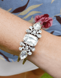 preppy jewel cluster bracelet