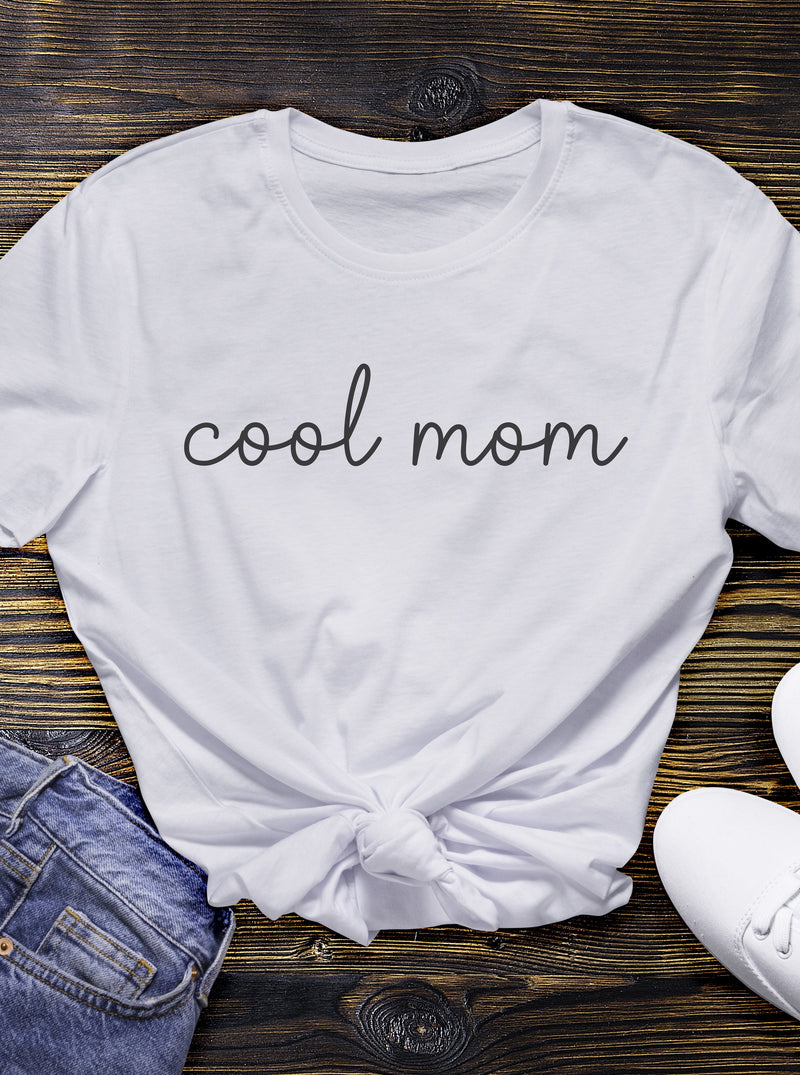 Cool Mom Mother's Day T-Shirt Gift,Mother's Day Gift,Cool Mom Shirt,Mom Apparel,Mother's Day Gift for friend,Gift for Mom,Made in USA 