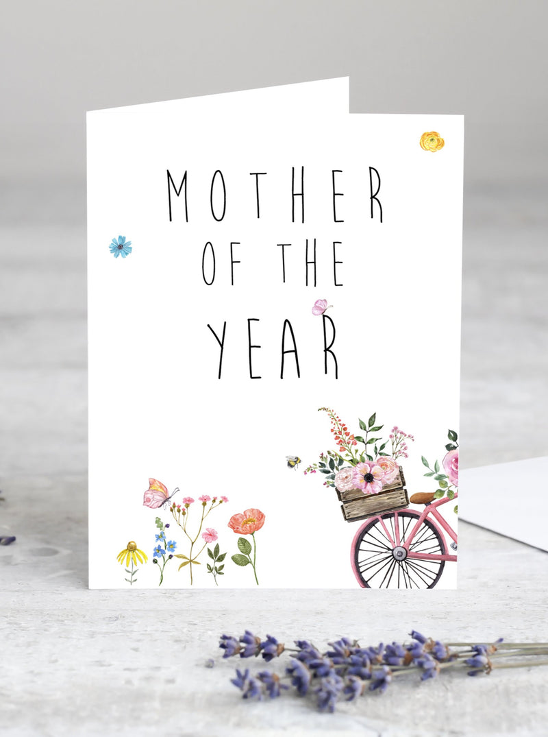 Mother of The Year Mother's Day Card,Happy Mother's Day Blank Card,Mum Day Card,Best Mom Ever Card,Mother's Day Card for friend,Made in USA