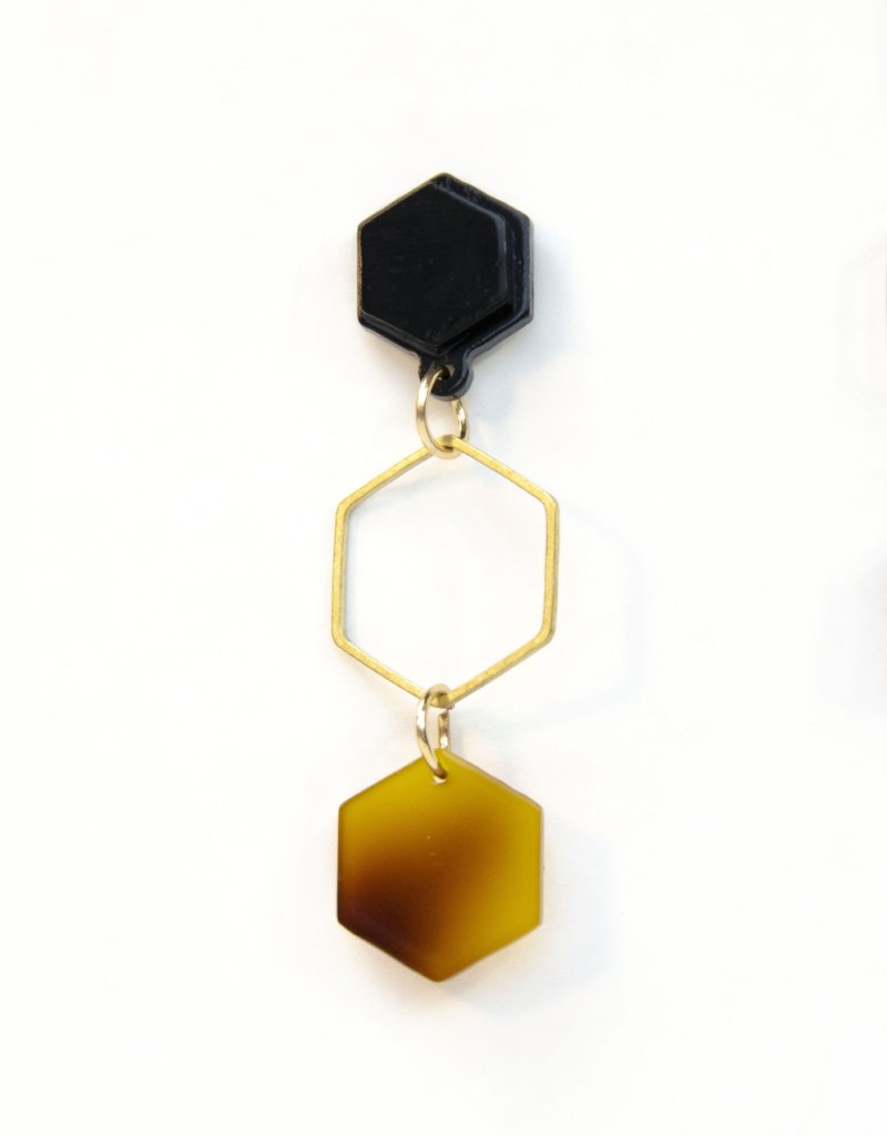 retro 70s inspired trendy drop earrings shop small boutique